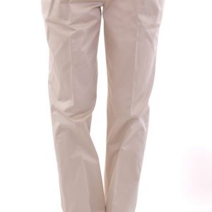 Dolce & Gabbana Beigefarbene Baumwoll-Chino-Hose