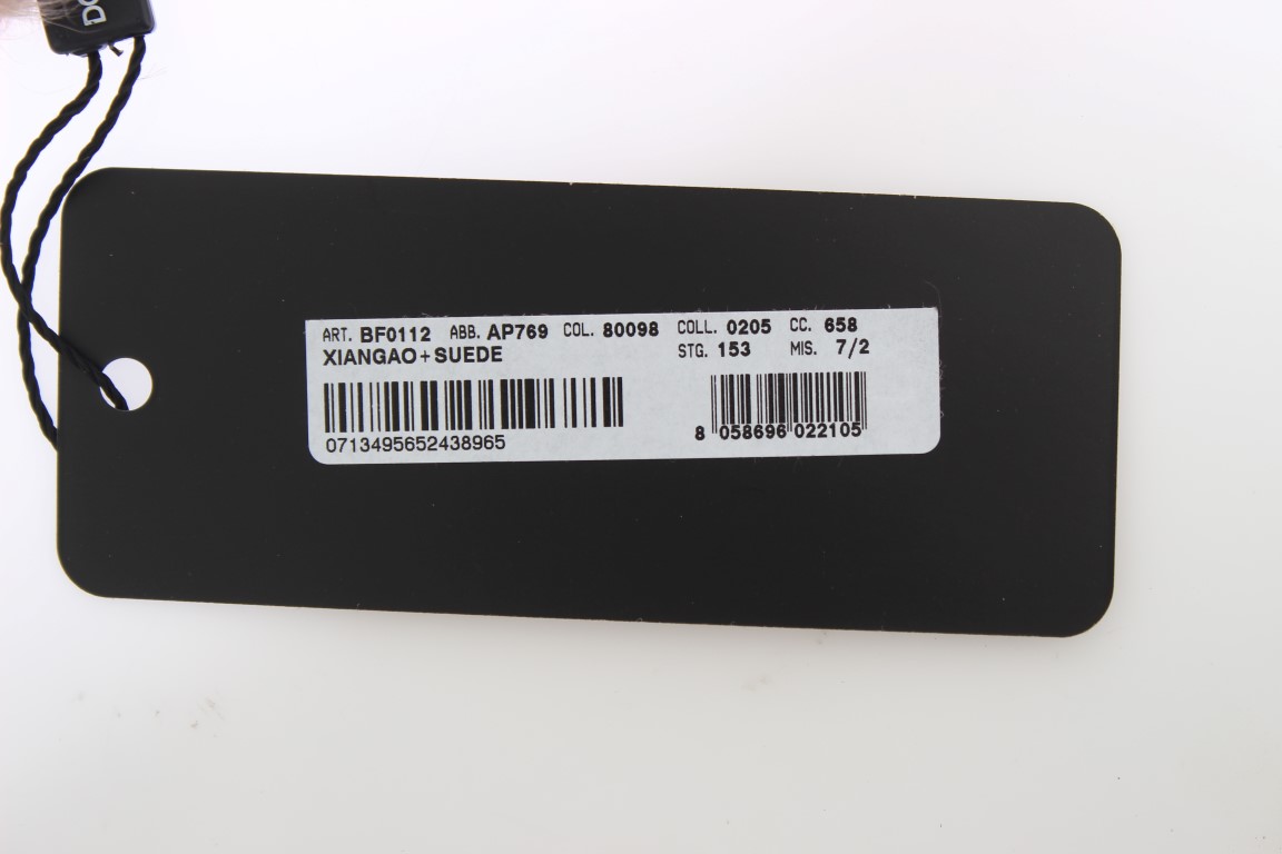 Dolce & Gabbana Beige Wildleder Xiangao Pelz Ellenbogenhandschuhe – Bild 8