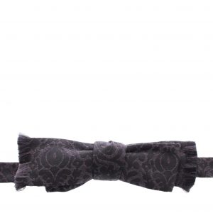 Dolce & Gabbana Graue Schwarze Wollfliege