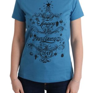 Dolce & Gabbana Blau Baumwolle 2017 Motiv T-Shirt