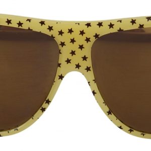 Dolce & Gabbana Gelbe Sterne Acetat Square Shades DG4125 Sonnenbrille
