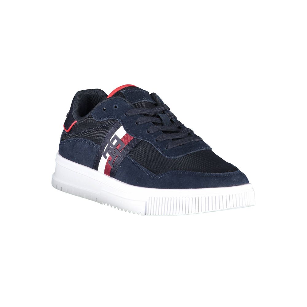 Tommy Hilfiger Blauer Polyester Herren Sneaker – Bild 2
