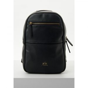 La Martina Schwarze Crossbody-Tasche aus Polyethylen