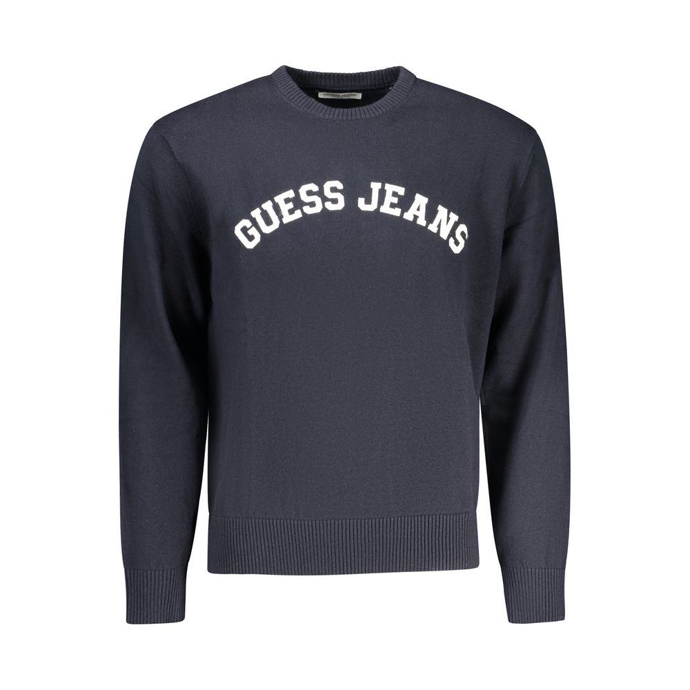 Guess Jeans Blauer Baumwollpullover für Herren