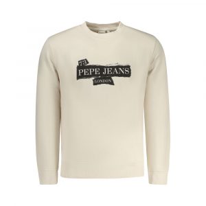 Pepe Jeans Beige Cotton Men Sweatshirt