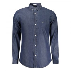 Pepe Jeans Blu Baumwollhemd Herren