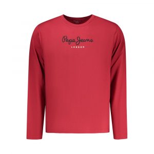 Pepe Jeans Rosso Baumwoll-T-Shirt für Herren