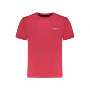Pepe Jeans Rosso Baumwoll-T-Shirt für Herren