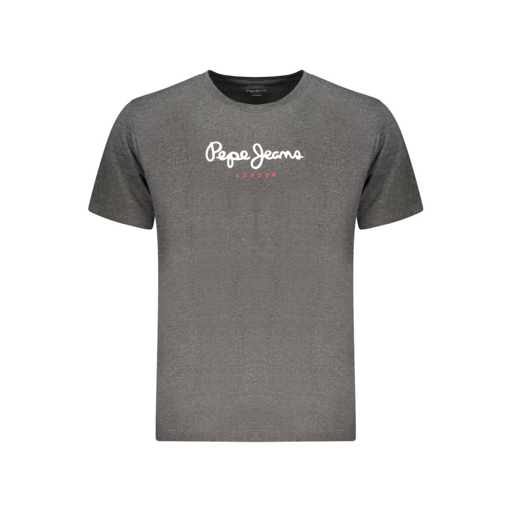 Pepe Jeans Grigio Baumwoll-T-Shirt für Herren