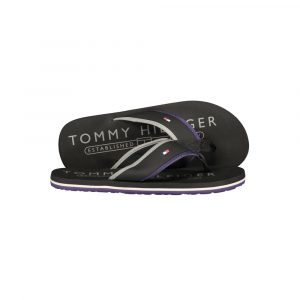 Tommy Hilfiger Nero Poliestere Herren Badeschuhe