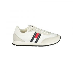 Tommy Hilfiger Weißer Herren-Sneaker aus Polyurethan