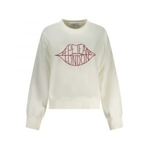 Pepe Jeans Bianco Baumwoll-Sweatshirt für Damen