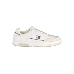 Tommy Hilfiger Weiße Herren-Sneaker aus Polyurethan