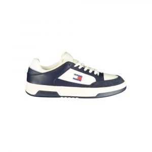 Tommy Hilfiger Bianco Herren-Sneaker aus Polyurethan