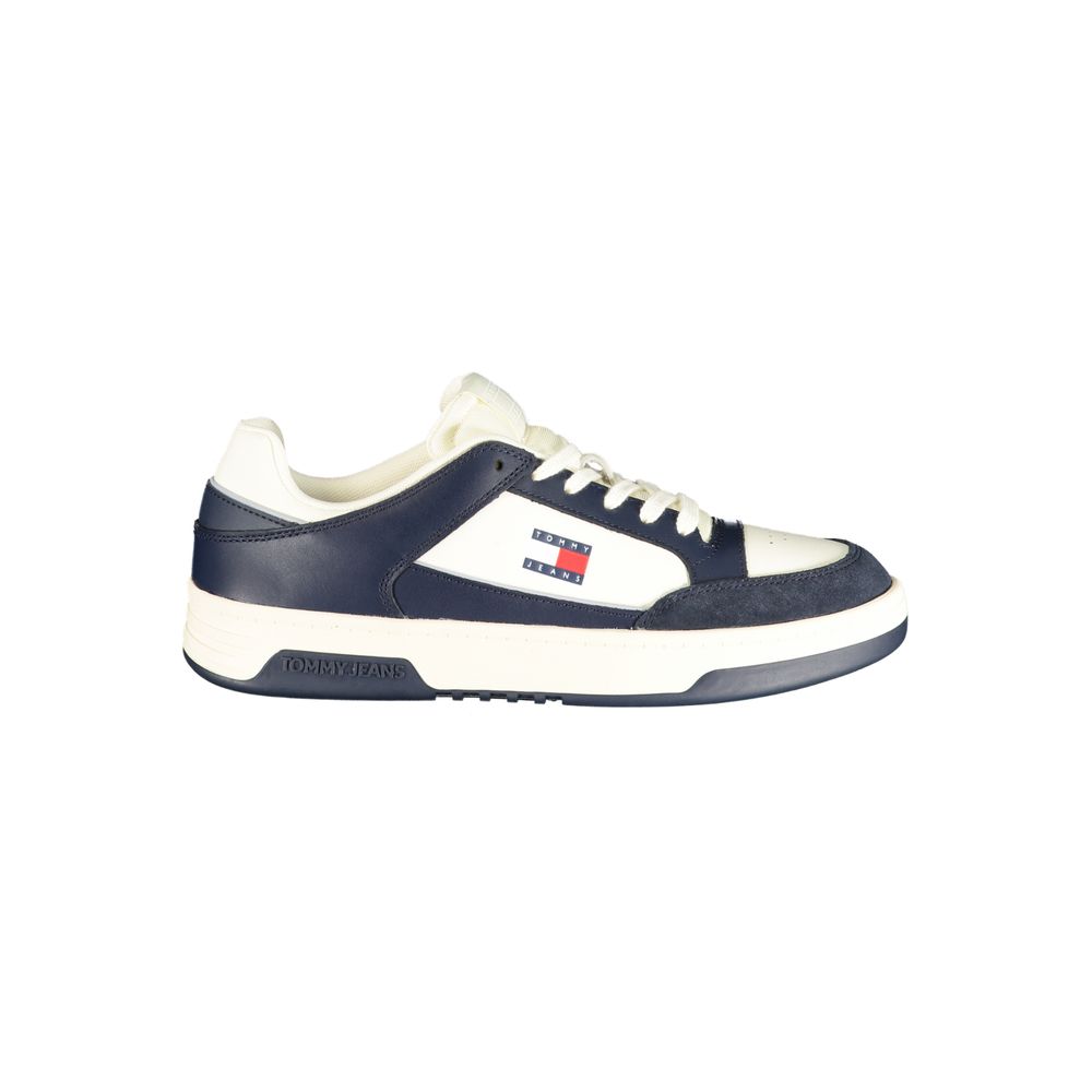 Tommy Hilfiger Bianco Herren-Sneaker aus Polyurethan