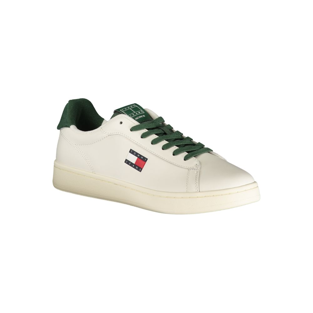 Tommy Hilfiger Bianco Polyurethane Herren-Sneaker – Bild 2