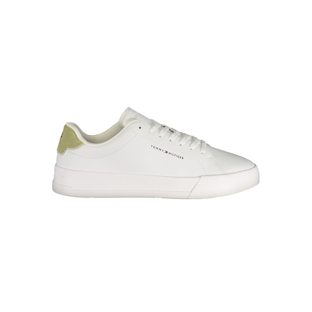 Tommy Hilfiger Bianco Polyurethan-Sneaker für Herren