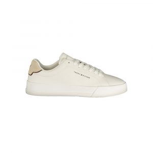 Tommy Hilfiger Bianco Polyurethan-Sneaker für Herren