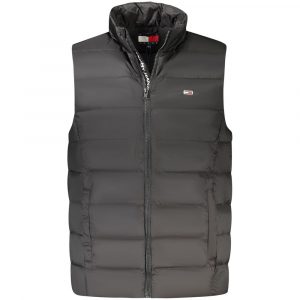 Tommy Hilfiger Schwarze Herren-Westenjacke aus Nylon