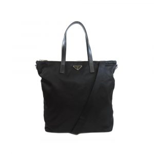 Prada Schwarze Nylon-Tragetasche