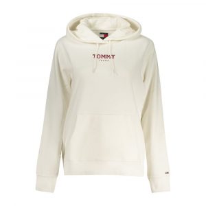 Tommy Hilfiger Weißes Baumwoll-Sweatshirt für Damen