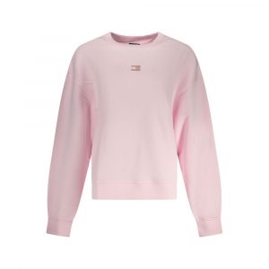 Tommy Hilfiger Pink Cotton Women Sweatshirt