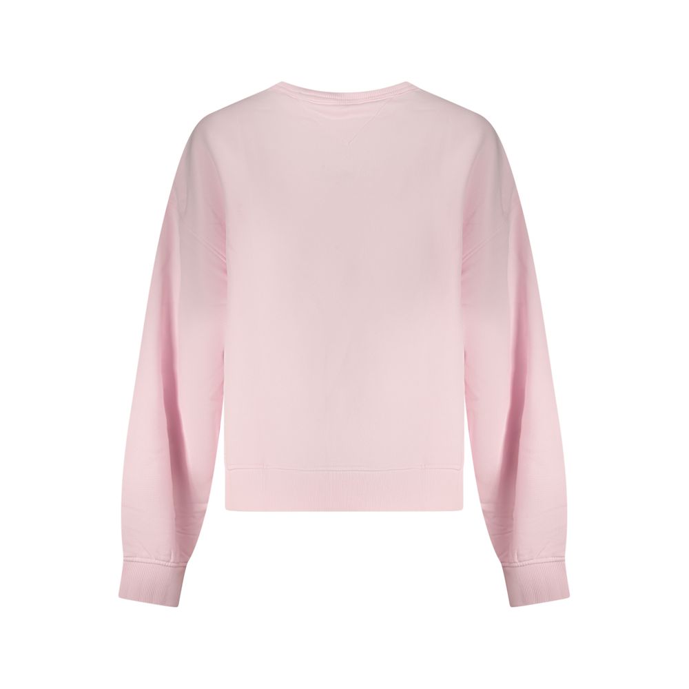 Tommy Hilfiger Pink Cotton Women Sweatshirt – Bild 2