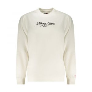 Tommy Hilfiger Weißes Baumwoll-Sweatshirt für Damen