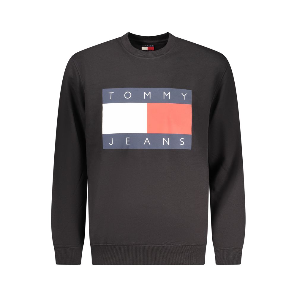 Tommy Hilfiger Schwarzer Baumwoll-Herren-Sweatshirt
