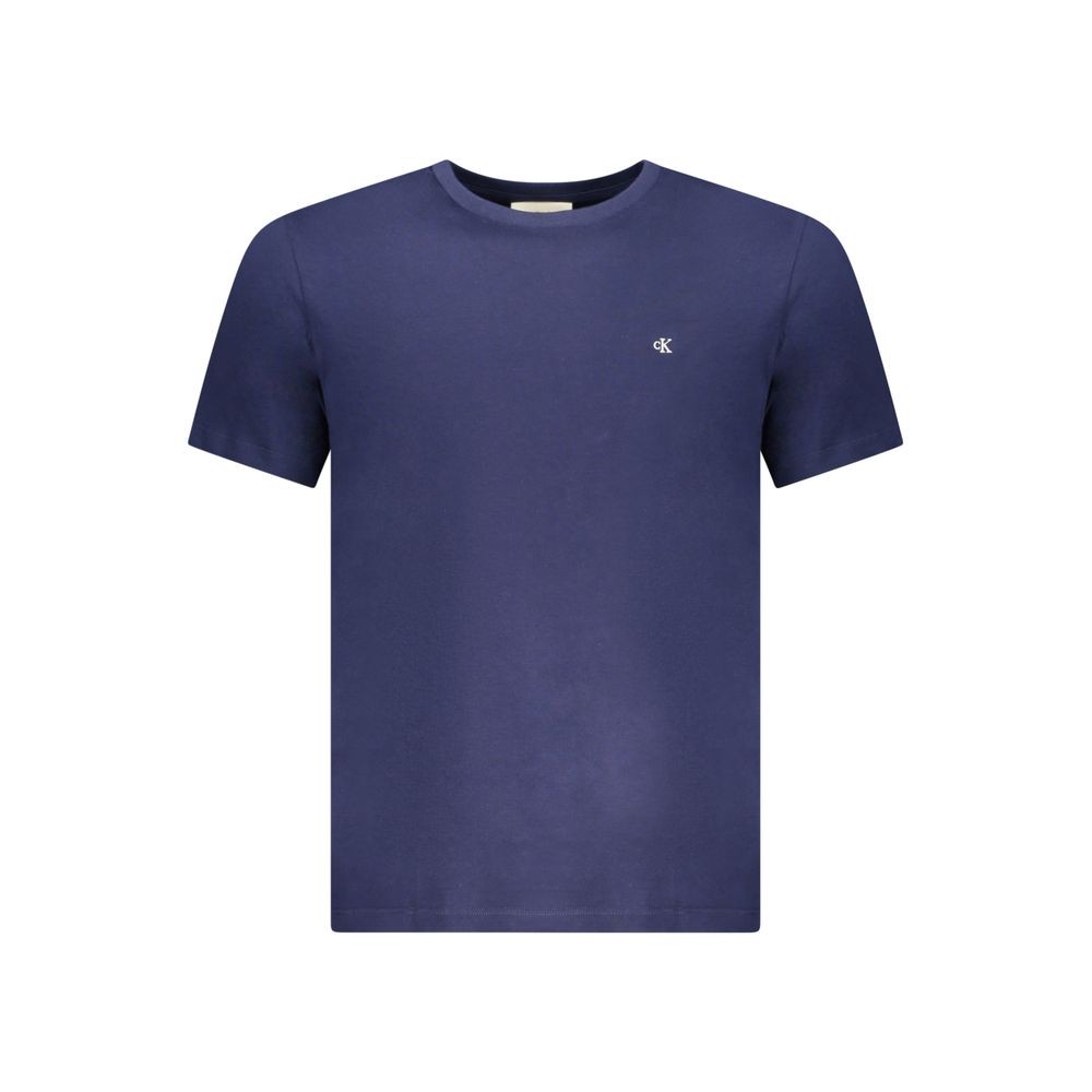 Calvin Klein Blaues Baumwoll-T-Shirt für Herren