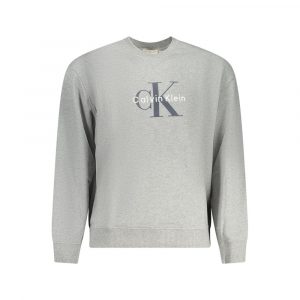 Calvin Klein Graues Baumwoll-Sweatshirt für Herren