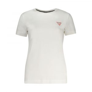 Guess Jeans Bianco Baumwoll-T-Shirt für Damen