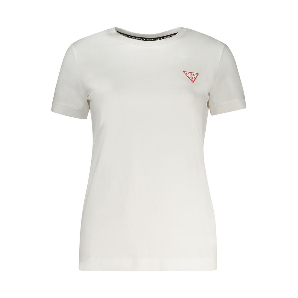 Guess Jeans Bianco Baumwoll-T-Shirt für Damen