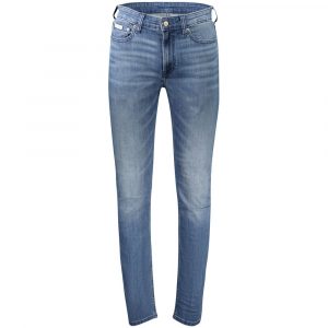 Calvin Klein Blu Cotton Herren Slim-Taper Jeans