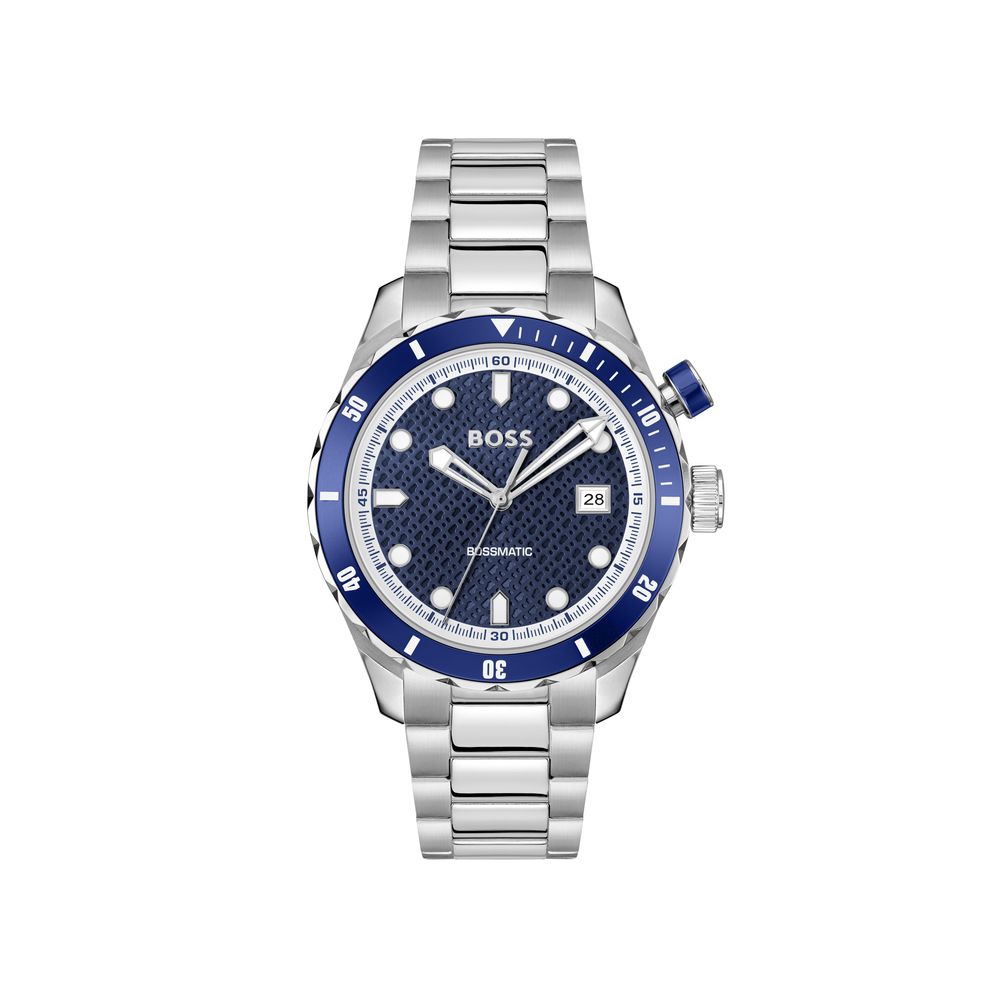 Hugo Boss Graue Edelstahl-Dresswatch