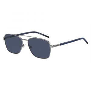 Hugo Boss Graue Sonnenbrille aus Metall