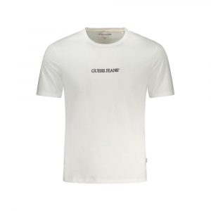 Guess Jeans Bianco Baumwoll-T-Shirt für Herren