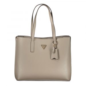 Guess Jeans Grigio Poliuretano Damen-Handtasche