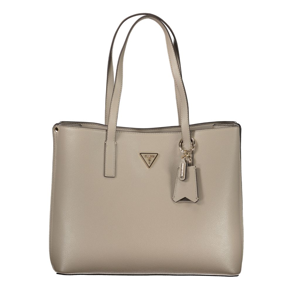 Guess Jeans Grigio Poliuretano Damen-Handtasche