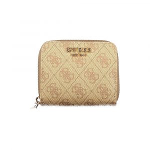 Guess Jeans Beige Polyurethane Damen Geldbörse