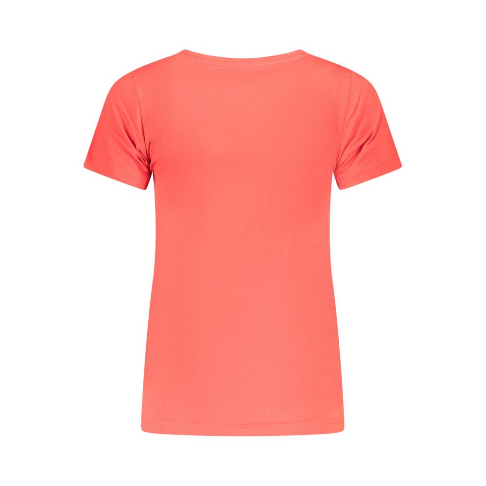 Pepe Jeans Rotes Baumwoll-T-Shirt für Damen – Bild 2