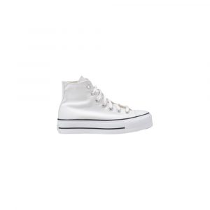 Converse Weiße Plateau-Sneaker aus Polyester