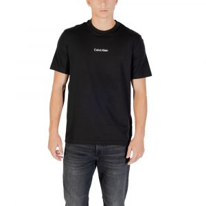 Calvin Klein Sport Schwarzes Baumwoll-T-Shirt