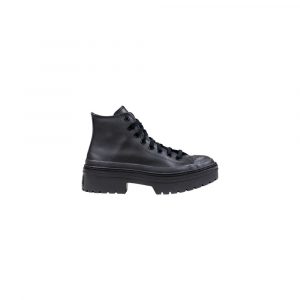 Converse Schwarze Leder-Ankle Boots