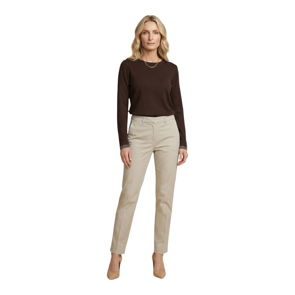 Street One Braunes Baumwoll-Langarmshirt – Bild 2