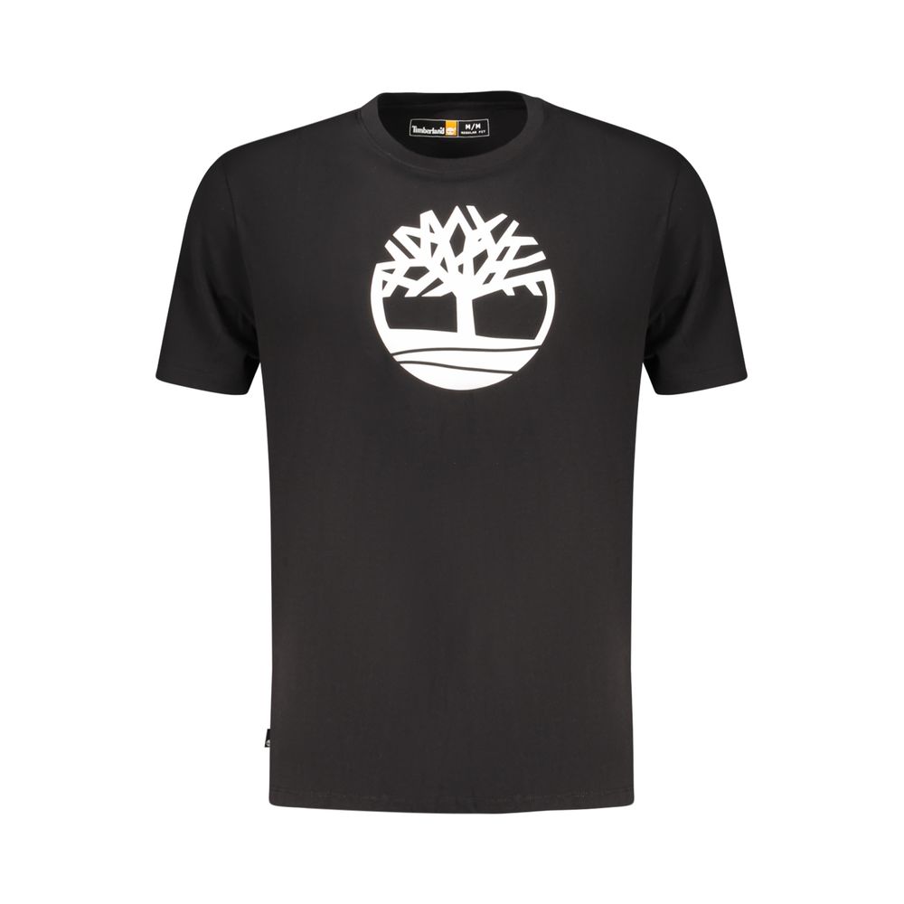 Timberland Schwarzes Baumwoll-T-Shirt für Herren