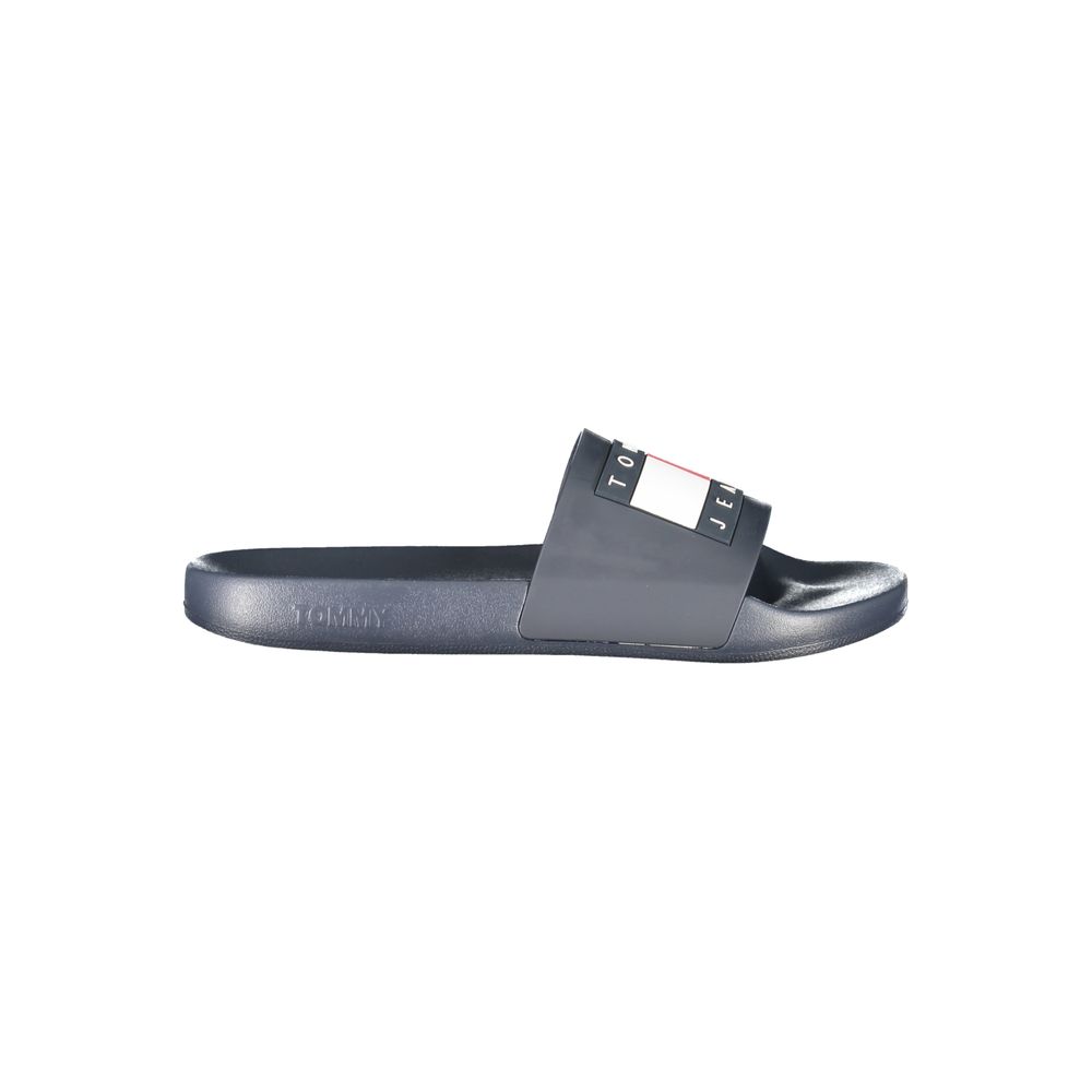 Tommy Hilfiger Blaue Herren-Slipper aus Polyurethan