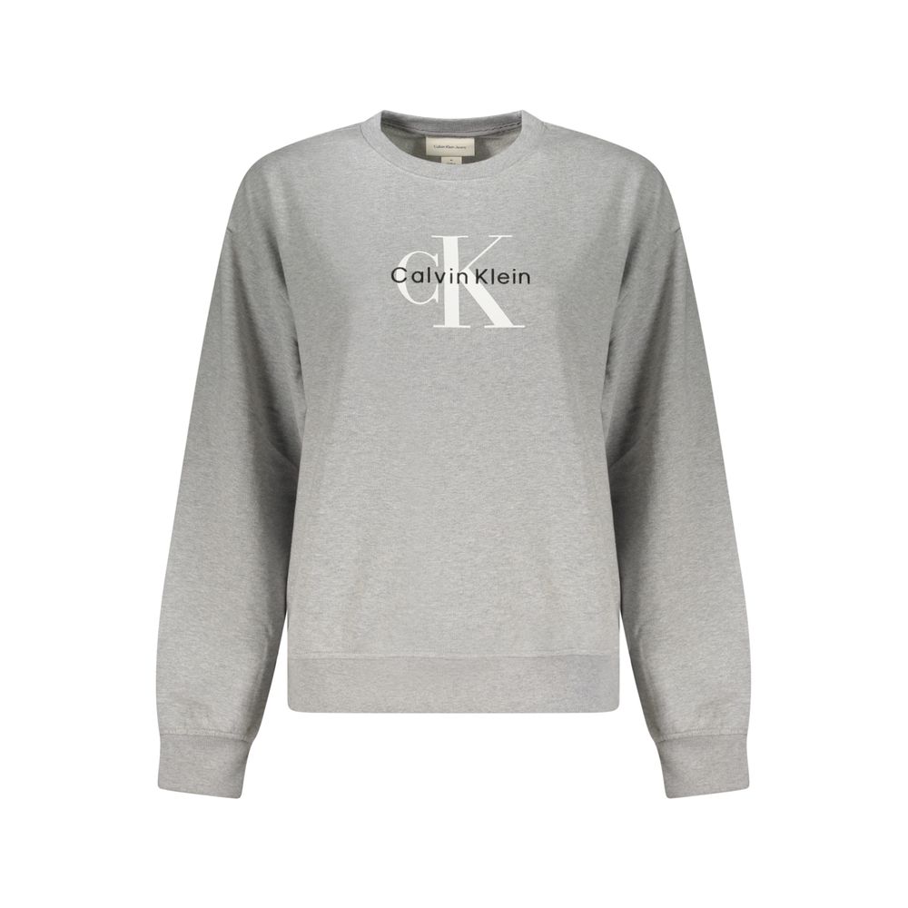 Calvin Klein Grigio Baumwoll-Sweatshirt für Damen
