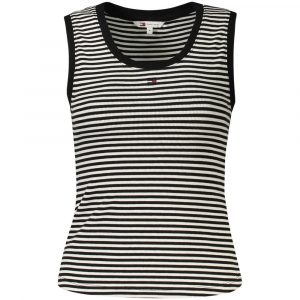 Tommy Hilfiger Schwarzes Baumwoll-Tanktop für Damen