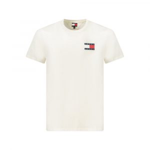 Tommy Hilfiger Weißes Herren-T-Shirt aus Baumwolle
